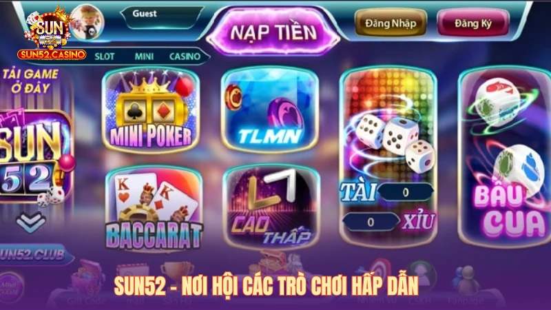 Cổng game hội tụ đa dạng các trò chơi hấp dẫn