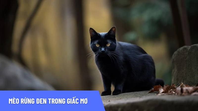 Hình ảnh của mèo rừng đen thường mang theo một hào quang bí ẩn