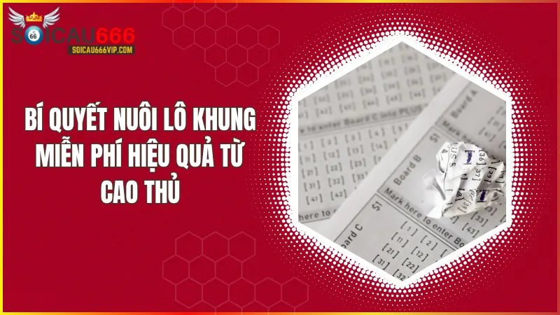 Tiết lộ bí quyết nuôi lô khung miễn phí – Bí kíp chơi số đề cực chuẩn