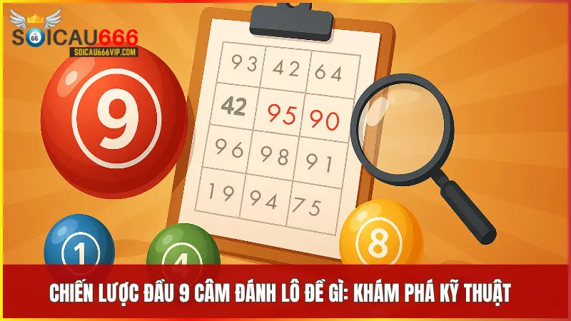 Chiến lược hiệu quả là kết hợp phân tích lịch sử đầu 9 câm và chọn số theo hệ thống