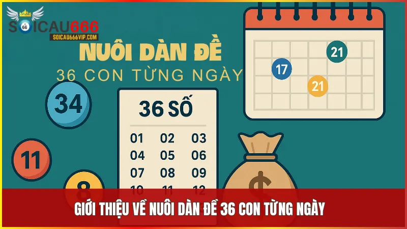 Nuôi dàn đề 36 con từng ngày: Lộ trình đến thắng lợi 5 Phương pháp nuôi dàn đề 36 số từng ngày đang được ưa chuộng nhờ tính ổn định và khả năng giảm thiểu rủi ro trong cá cược.