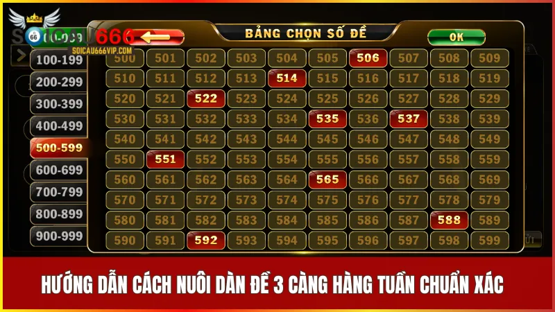 Cách nuôi dàn đề 3 càng hàng tuần hiệu quả cho người chơi thông minh 8 Áp dụng chiến lược thông minh để gia tăng tỷ lệ trúng và kiểm soát rủi ro