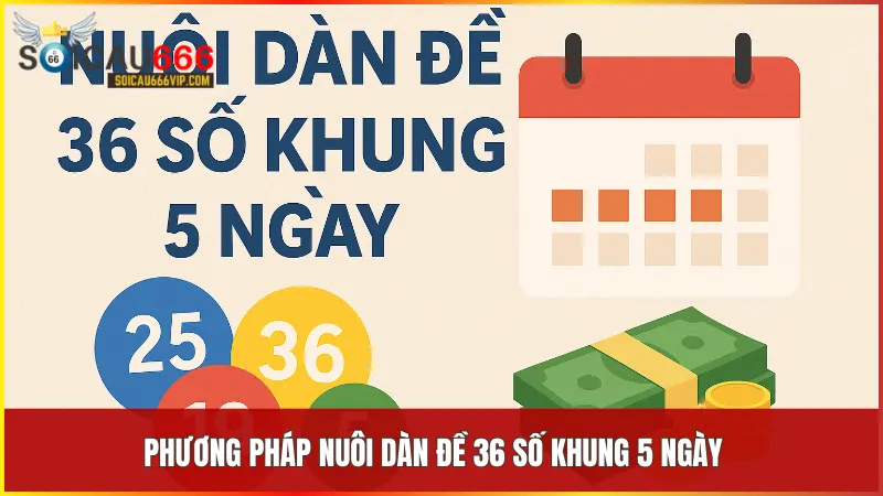 Nuôi dàn đề 36 số khung 5 ngày - Chiến thuật đánh lô đề hiệu quả 6 Áp dụng hệ thống nuôi số bài bản và quản lý vốn chặt chẽ là yếu tố then chốt để triển khai chiến thuật này hiệu quả.
