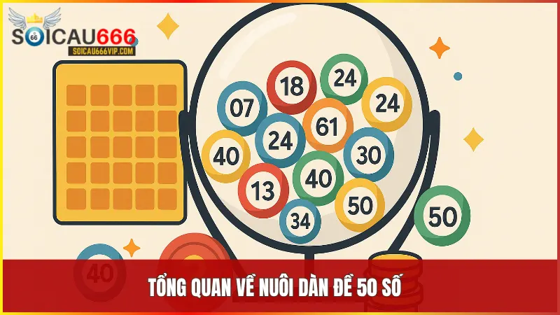 Phương pháp nuôi dàn đề 50 số là cách chơi phổ biến giúp tăng khả năng chiến thắng nhờ bao phủ nhiều con số trong mỗi chu kỳ dự thưởng.